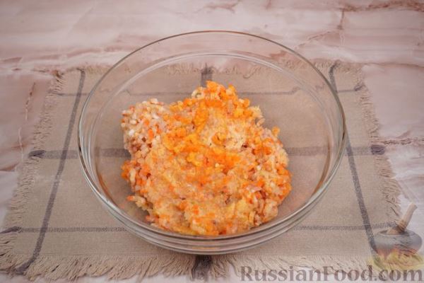 Рыбные зразы с салом, грибами и сыром